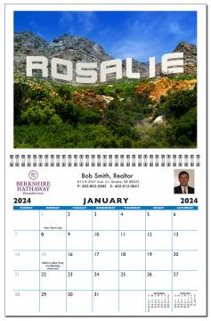 Photo Name "In the Image" Large Wall Calendar (ONLY FOR Kit Pflaum Team)